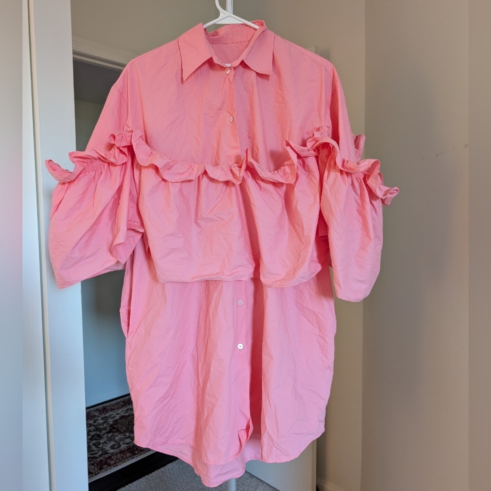 MM6 Maison  Margiela Pink Top - Picture 4 of 11